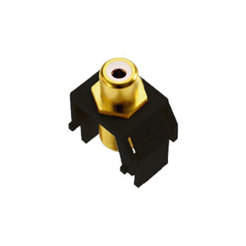 Pass And Seymour White RCA To F-Connector Black M20 (WP3461BK)