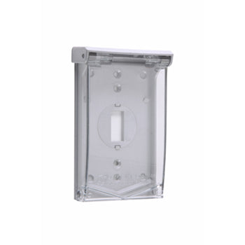 Pass And Seymour Weatherproof 1-Gang Vertical Single Receptacle Cover (3720)