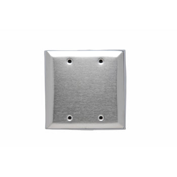 Pass And Seymour Wall Plate 2-Gang Blank (WP23)