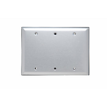 Pass And Seymour Weatherproof Cover 3-Gang Blank With Gasket (WPB3)