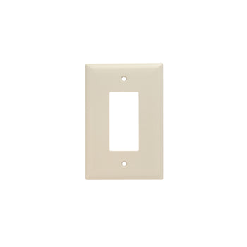 Pass And Seymour Wall Plate Plastic Jumbo 1-Gang Decorator Light Almond (SPO26LA)