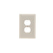 Pass And Seymour Wall Plate Plastic Jumbo 1-Gang Duplex Light Almond (SPO8LA)