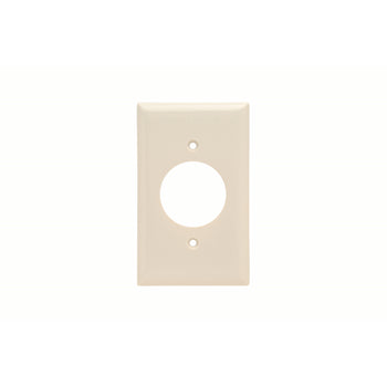 Pass And Seymour Wall Plate Smooth 1-Gang Power Outlet Light Almond (SP720LA)