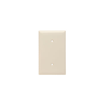 Pass And Seymour Wall Plate Smooth Blank Strap Mount Light Almond (SP14LA)
