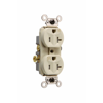 Pass And Seymour Weather-Resistant Duplex Receptacle Tamper-Resistant 20A/125V Ivory (WR20TRI)