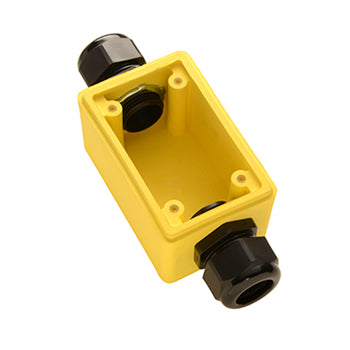 Pass And Seymour Yellow Back Box Deep 1 Inch Foot Duplex Receptacle (FDC23)