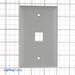 Pass And Seymour 1-Gang Wall Plate 1-Port Gray (WP3401GY)