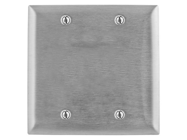 Pass And Seymour 2-Gang Blank Stainless Box Mount (SS23)