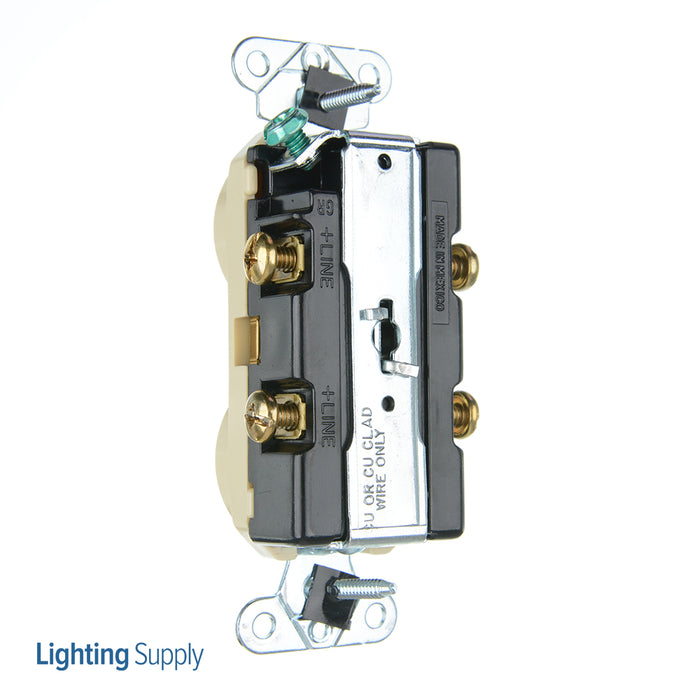 Pass And Seymour Combination 2 Switches 1P 20A 120/277V Ivory (670IG)