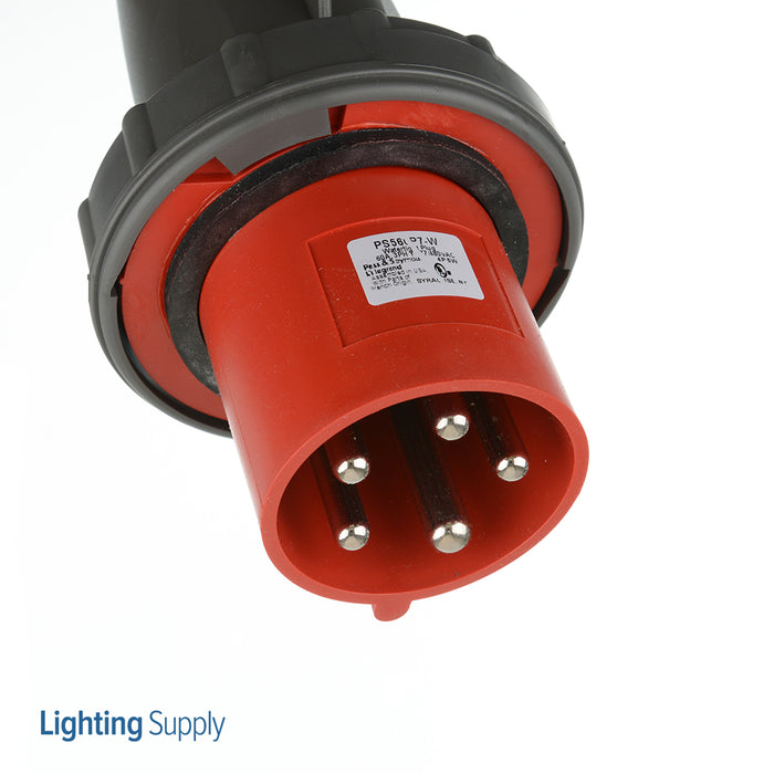 Pass And Seymour Pin And Sleeve Plug 5W 60A 277/480V Watertight (PS560P7W)