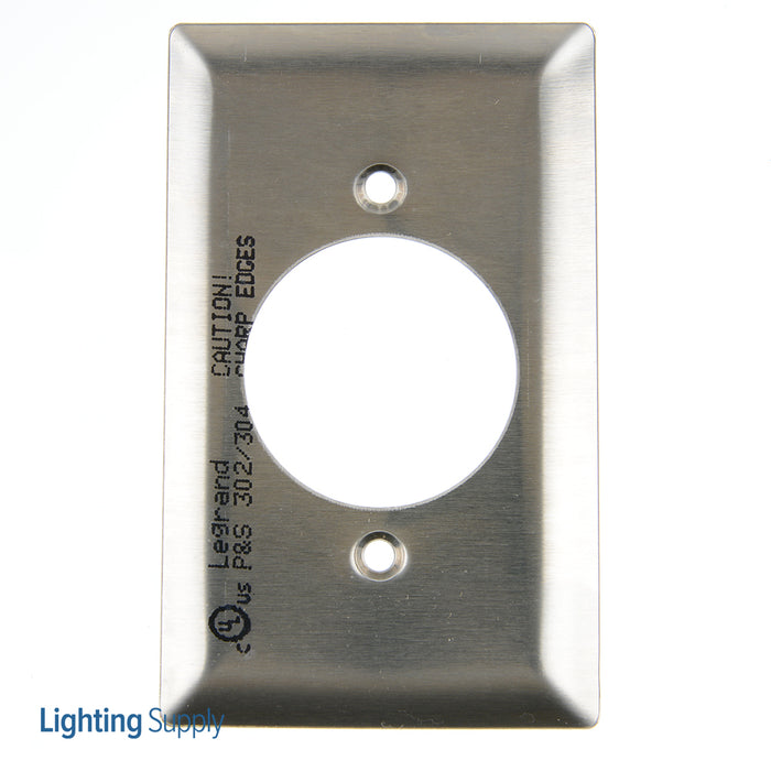 Pass And Seymour Smooth 302SS 1-Gang Power Outlet 1.7186 Inch (SS725)