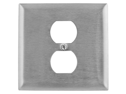 Pass And Seymour Smooth 302SS 2-Gang 1 Duplex Centered (SS748)