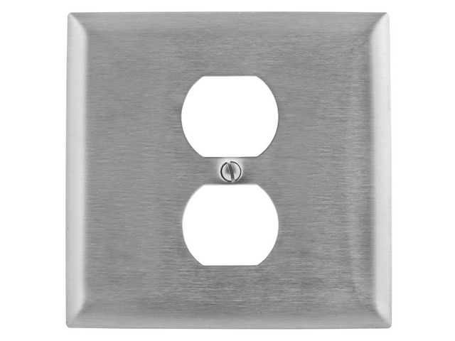 Pass And Seymour Smooth 302SS 2-Gang 1 Duplex Centered (SS748)