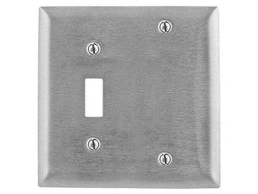 Pass And Seymour Smooth 302SS 2-Gang 1 Toggle 1 Blank Strap (SS113)