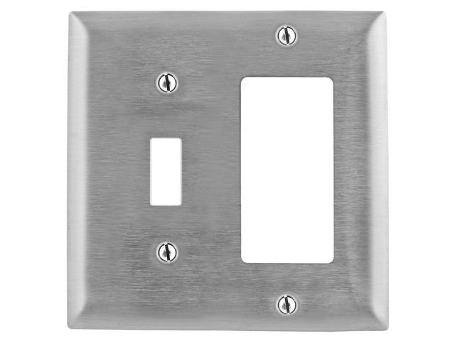 Pass And Seymour Smooth 302SS 2-Gang 1 Toggle 1 Decorator (SS126)