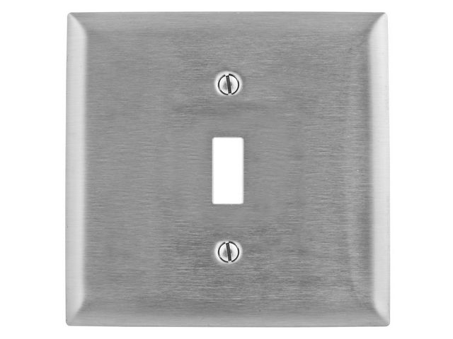 Pass And Seymour Smooth 302SS 2-Gang 1 Toggle Centered (SS740)