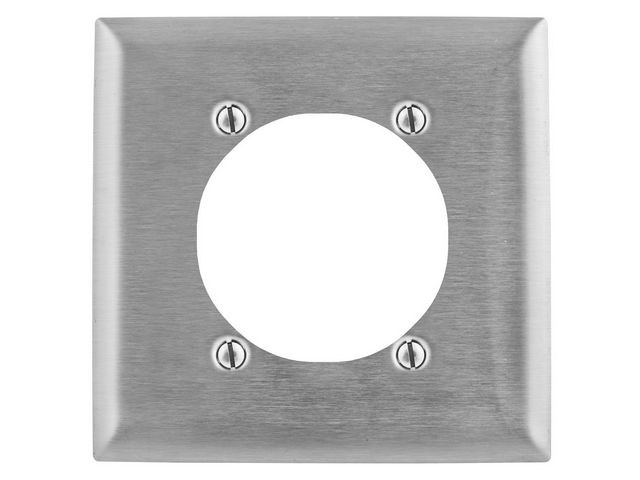 Pass And Seymour Smooth 302SS 2-Gang Power Outlet 2.215 Inch (SS716)