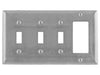 Pass And Seymour Smooth 302SS 4-Gang 3 Toggle 1 Decorator (SS326)