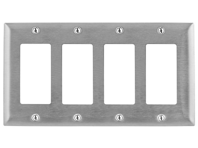 Pass And Seymour Smooth 302SS 4-Gang 4 Decorator (SS264)