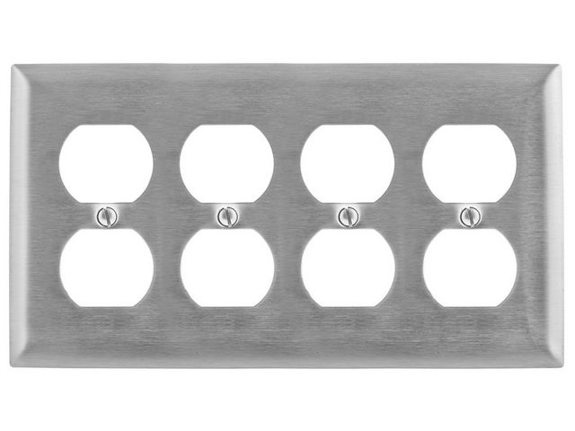 Pass And Seymour Smooth 302SS 4-Gang 4 Duplex (SS84)
