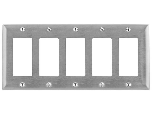 Pass And Seymour Smooth 302SS 5-Gang Decorator (SS265)