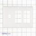 Pass And Seymour Smooth Wall Plate 1-Gang Toggle 2-Gang SPLEX White (SP1262W)