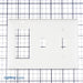Pass And Seymour Smooth Wall Plate 2-Gang Toggle 1-Gang SPLEX White (SP226W)