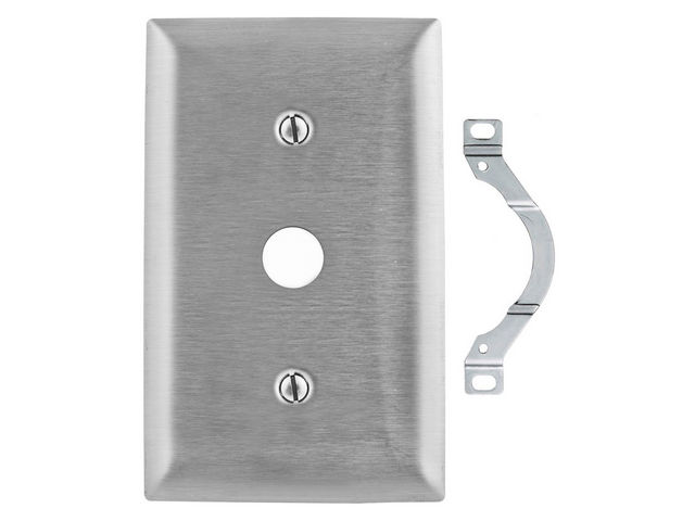 Pass And Seymour Smooth 302SS 1-Gang Telephone 13.32 Diameter Hole Yoke (SS12)