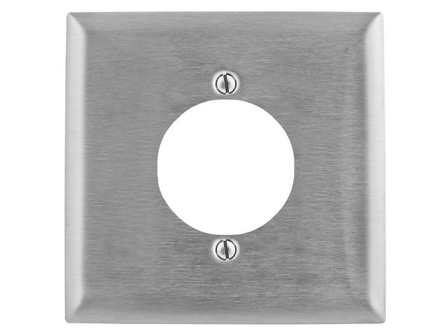Pass And Seymour Smooth 302SS 2-Gang Power Outlet 2 Mounting Holes (SS702)