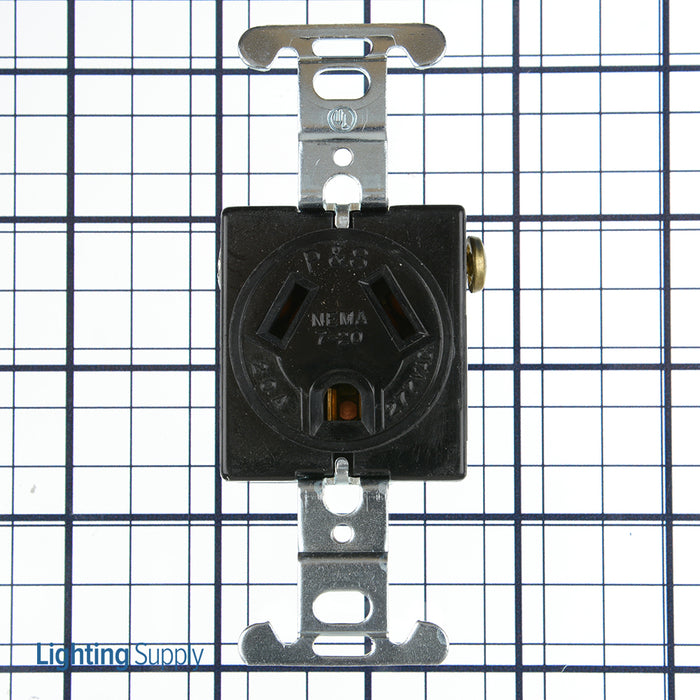 Pass And Seymour Straight Blade Receptacle Single 20A277 (7621)