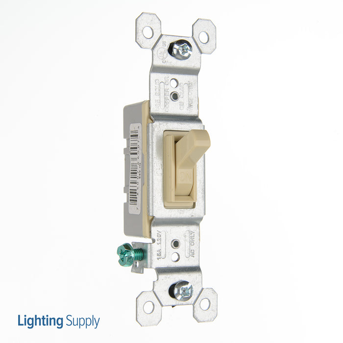 Pass And Seymour Switch 15A 120V Ground Ivory (660IG)