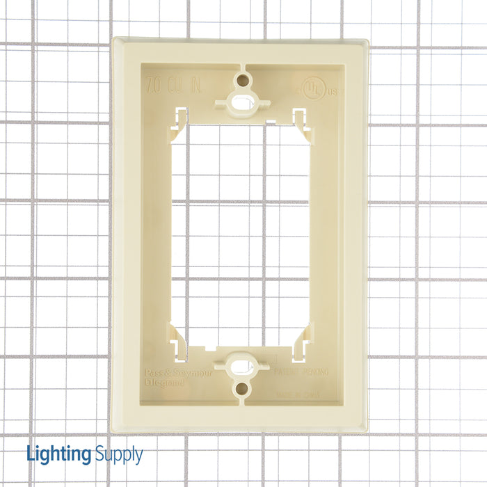 Pass And Seymour TP GFCI Extension Ring Nylon Ivory (1594TPAI)