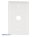 Pass And Seymour Trademaster Plate 1-Gang 5/8 Diameter White (TP60W)