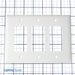 Pass And Seymour Trademaster Wall Plate Jumbo 3-Gang 3 Decorator White (TPJ263W)