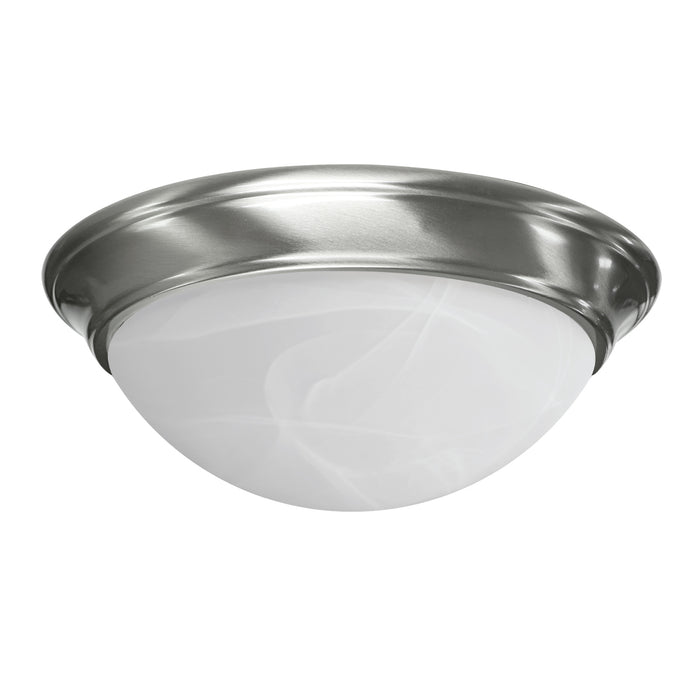 Feit Electric 13 Inch White CCT Selectable 3000K/4000K/5000K LED Nickel Ceiling Fixture (DOME13/4WY/NK)