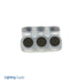Penn Union Aluminum Clear Pre-Insulated Power Bar - Three Ports With Single Sided Conductor Entry 14 Sol. To 4 Str. (IPBNA43S)