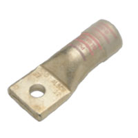 Penn Union Aluminum Compression Lug Standard Crimp Area One Hole Tongue With Closed Transition 1/0 AWG (BLUA1/0S3)