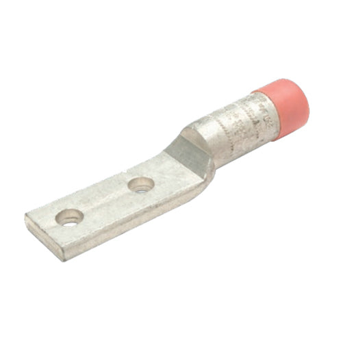 Penn Union Aluminum Compression Terminal - Two Hole Tongue Side Formed 1 Str. 2/0 Sol. (FULAR2D)