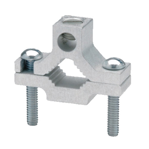 Penn Union Aluminum Dual Rated Ground Clamp 14 Sol. To 1/0 Str. 1/2 Inch To 1 Inch Water Pipe (GC1)