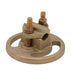 Penn Union Bronze Bus Support Clamp For Copper Cable 6 Sol. To 250 Kcmil (BSR2B0255)