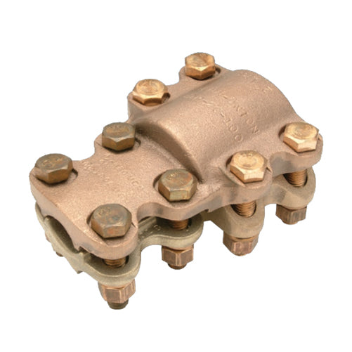 Penn Union Bronze Coupler For Copper Tube To Copper Cable 2 Inch IPS 1/0 Sol. To 500 Kcmil (BDR20050)