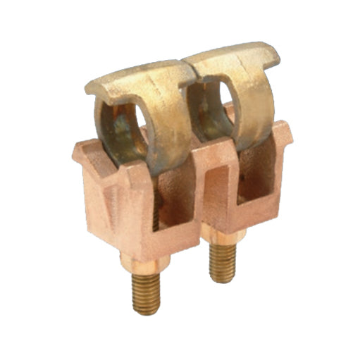 Penn Union Bronze Eyebolt Connector For 1/4 Inch To 3/4 Inch Bar 2 Sol. To 350 Kcmil Copper (LDN035NE)
