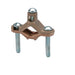Penn Union Bronze Ground Clamp 10 Sol. To 2 Str. 1-1/4 Inch To 2 Inch Water Pipe (KP2)