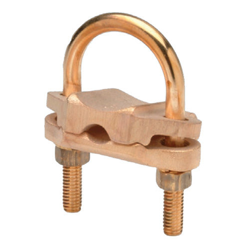 Penn Union Bronze Ground Clamp Connector 2/0 Sol. To 250 Kcmil Copper 3-1/2 Inch IPS (GPL52)