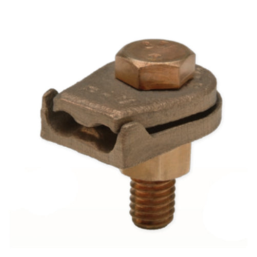 Penn Union Bronze Ground Clamp Connector For One Copper Conductor 3/0 Str. To 250 Kcmil (GWL6)