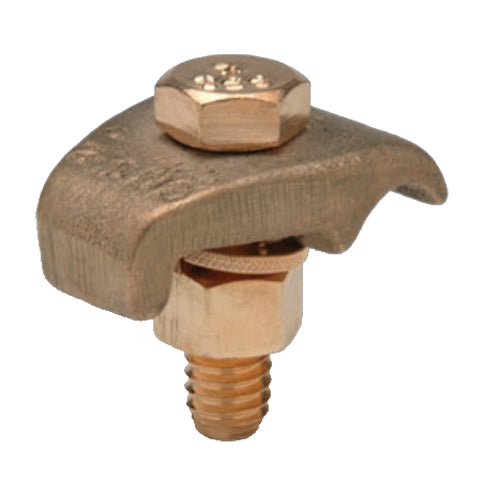 Penn Union Bronze Ground Clamp Connector For One Copper Conductor 4 Sol. To 2/0 Str. (GMS2)