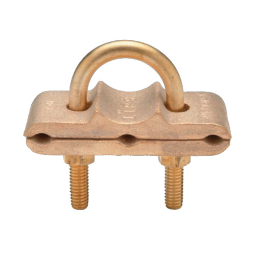 Penn Union Bronze Ground Clamp Connector For Three Conductors 2/0 Sol. To 250 Kcmil 2-1/2 Inch IPS (GR39)