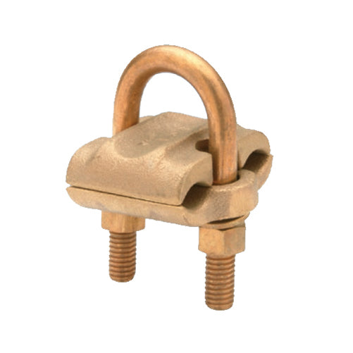Penn Union Bronze Ground Clamp Connector For Two Conductors 2/0 Sol. To 250 Kcmil 1-1/2 Inch IPS (GT26)
