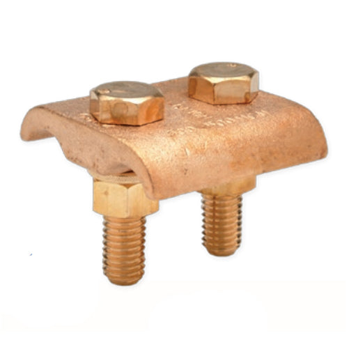 Penn Union Bronze Ground Clamp Connector For Two Copper Conductors 2/0 Sol. To 250 Kcmil (GJS3)