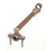 Penn Union Bronze Ground Clamp For Rigid Conduit With Copper Strap 8 Sol. To 4 Str. Copper 1/2 Inch To 1 Inch Water Pipe (KLS0)